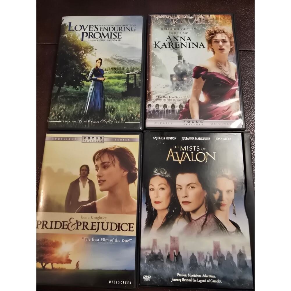 4 DVDs Titles in Description